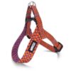 Morso mini hondentuig verstelbaar gerecycled urban lizard rood